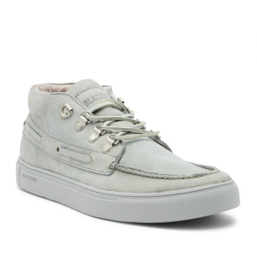 Blackstone 4 Eyelet Lace-Up Chukka Leather Sneaker